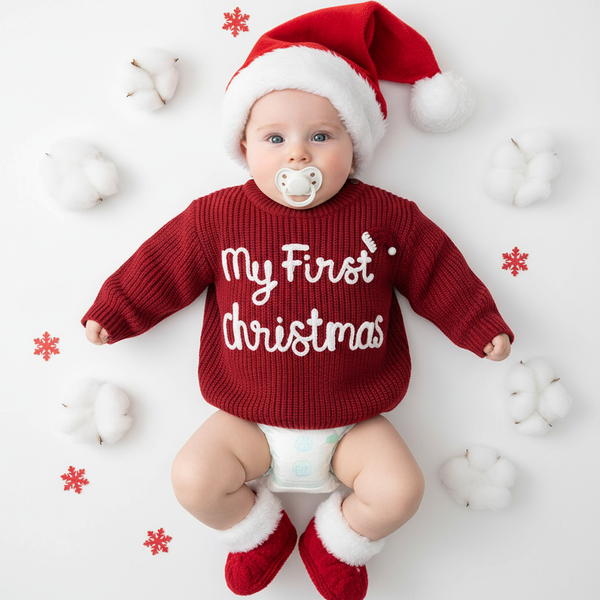 Pull Bébé Premier Noël (0–18 mois)