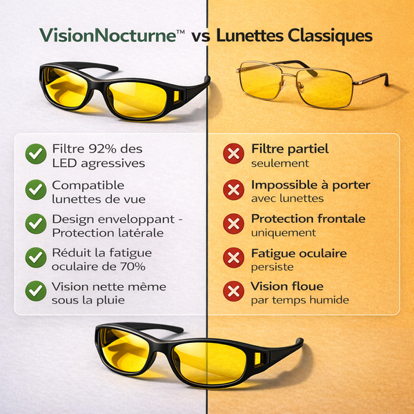 VisionNocturne™ - Lunettes Anti-Éblouissement