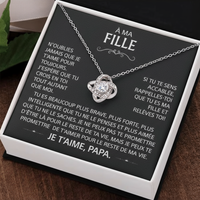 À ma fille – Collier symbole d’amour éternel