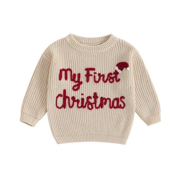 Pull Bébé Premier Noël (0–18 mois)