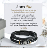 À mon Fils – Bracelet symbole d’amour éternel