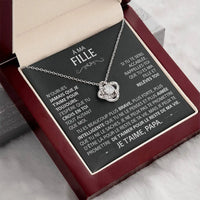 À ma fille – Collier symbole d’amour éternel