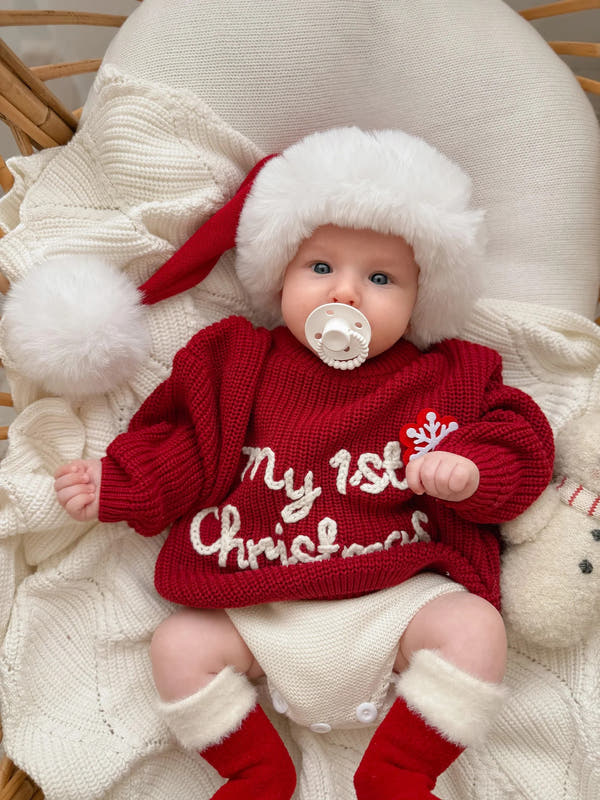 Pull Bébé Premier Noël (0–18 mois)