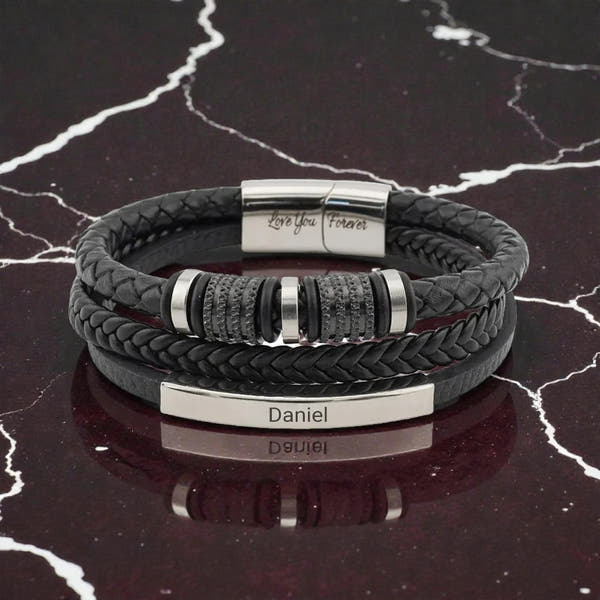 À Mon Fils — Bracelet personnalisé 