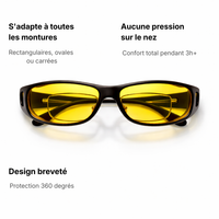 VisionNocturne™ - Lunettes Anti-Éblouissement